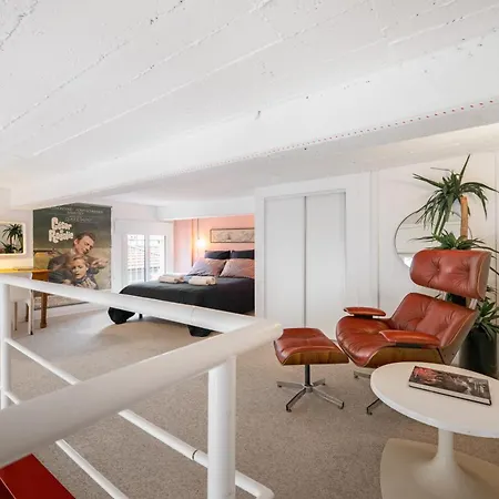 Nice-duplex-plage-climatisation Апартаменты Ницца