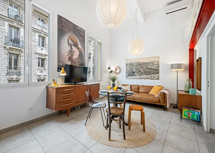 アパート Nice-Duplex-Plage-Climatisation ニース